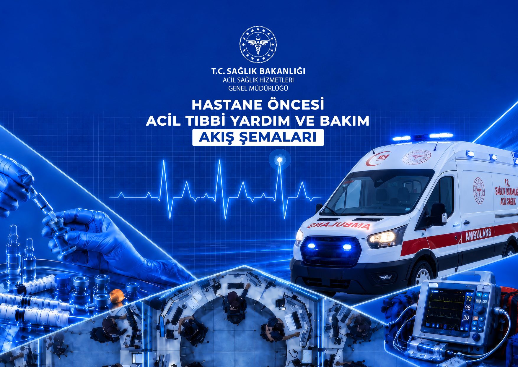 T.C. Sağlık Bakanlığı 112 Acil Bakım Kılavuz Sayfası Önizlemesi